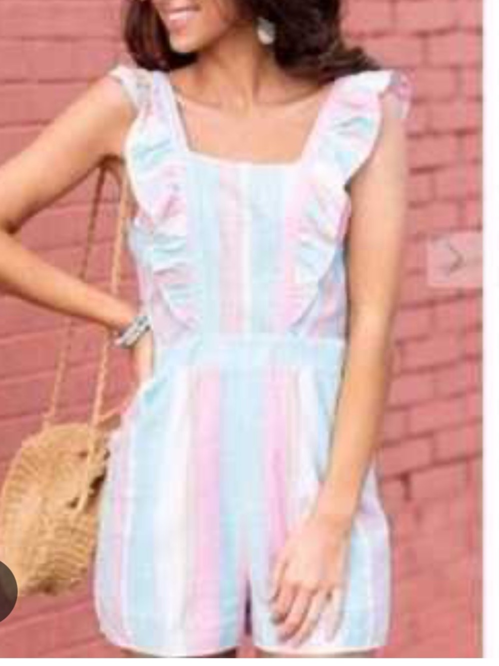 Entro romper, 100% cotton , bottom half is lined